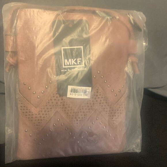 MKF - Athena Crossbody Purse in DUSTY ROSE - Picture 2 of 5